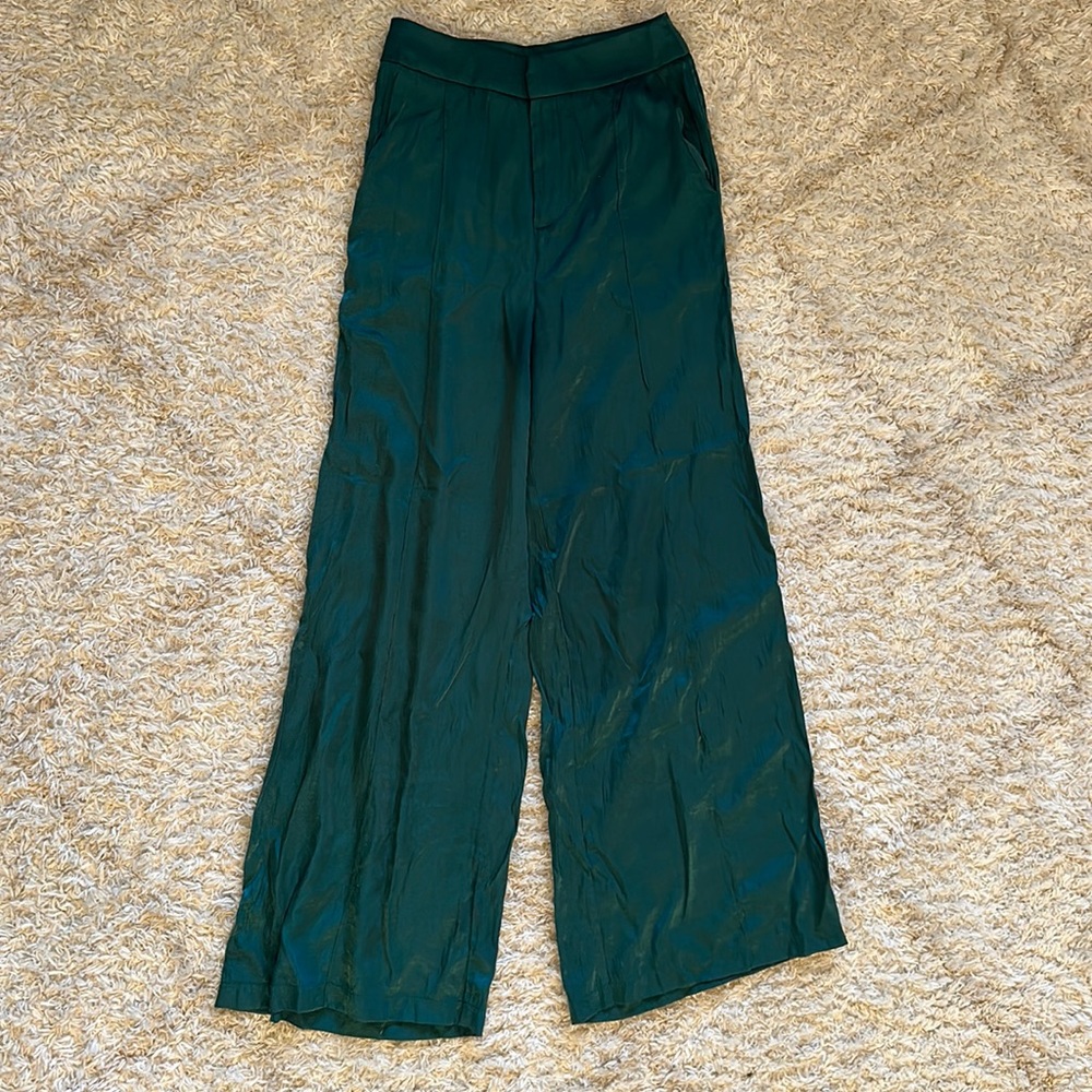 Flying tomato silky woven wide leg trousers size S